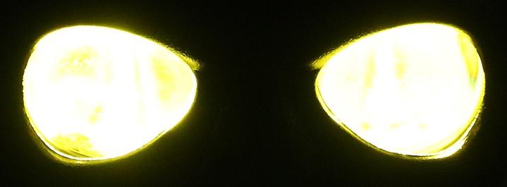 Прожектор череп для автомобиля 12 / 24 В, чёрный