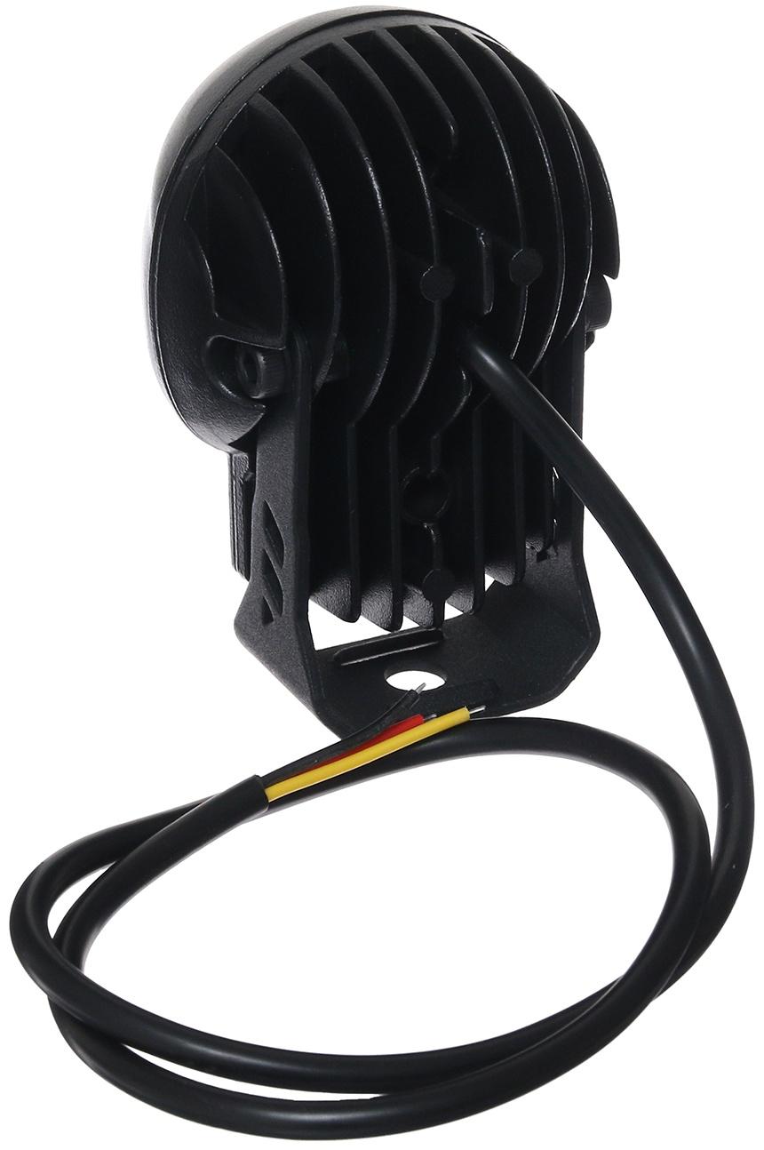 Прожектор череп для автомобиля 12 / 24 В, чёрный