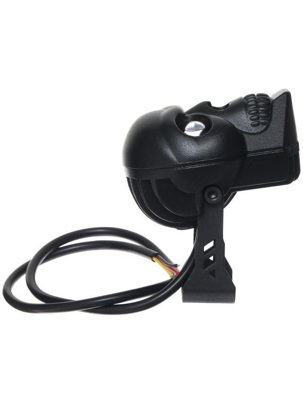 Прожектор череп для автомобиля 12 / 24 В, чёрный