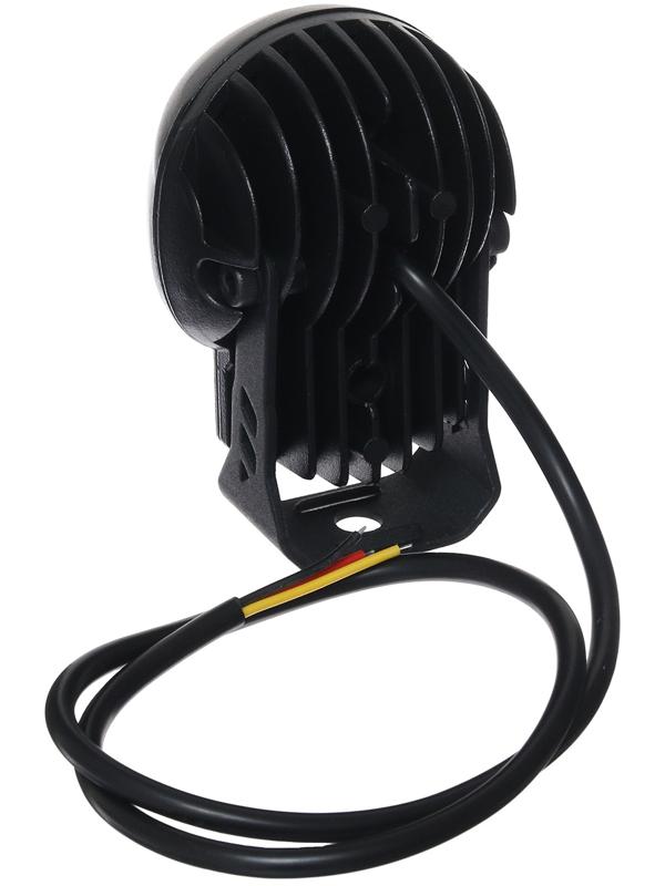 Прожектор череп для автомобиля 12 / 24 В, чёрный