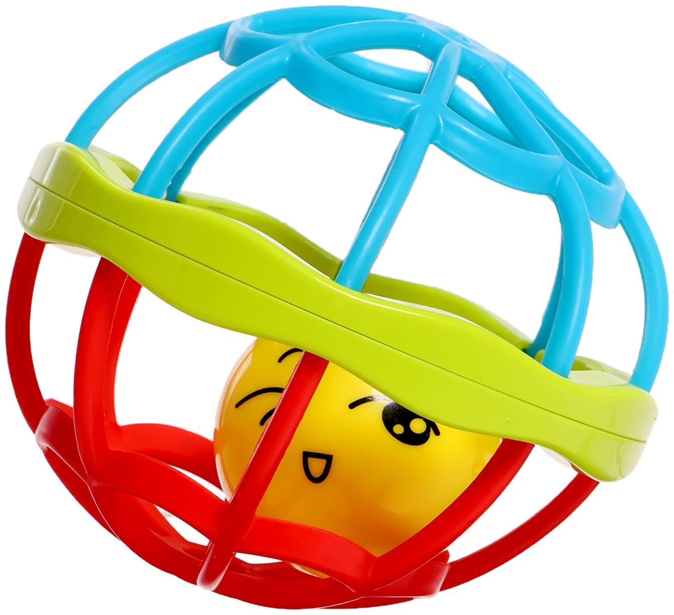 Набор погремушек с прорезывателями, 7 штук в наборе, в контейнере