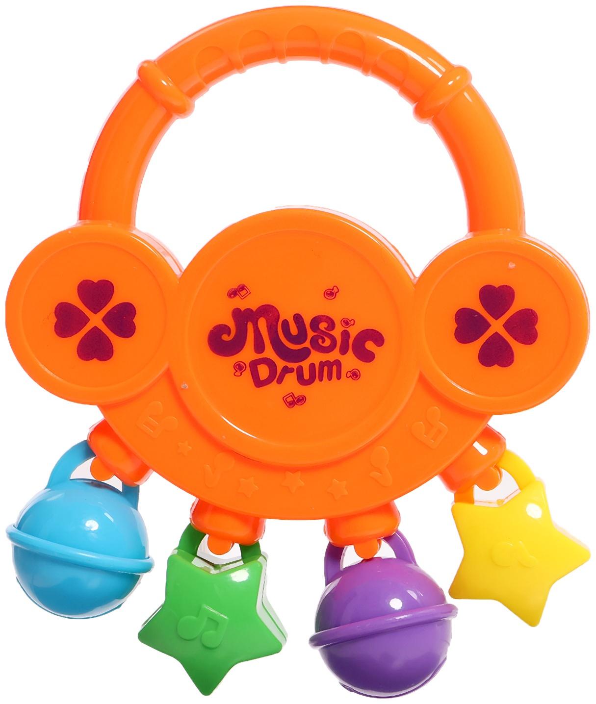 Набор погремушек с прорезывателями, 7 штук в наборе, в контейнере