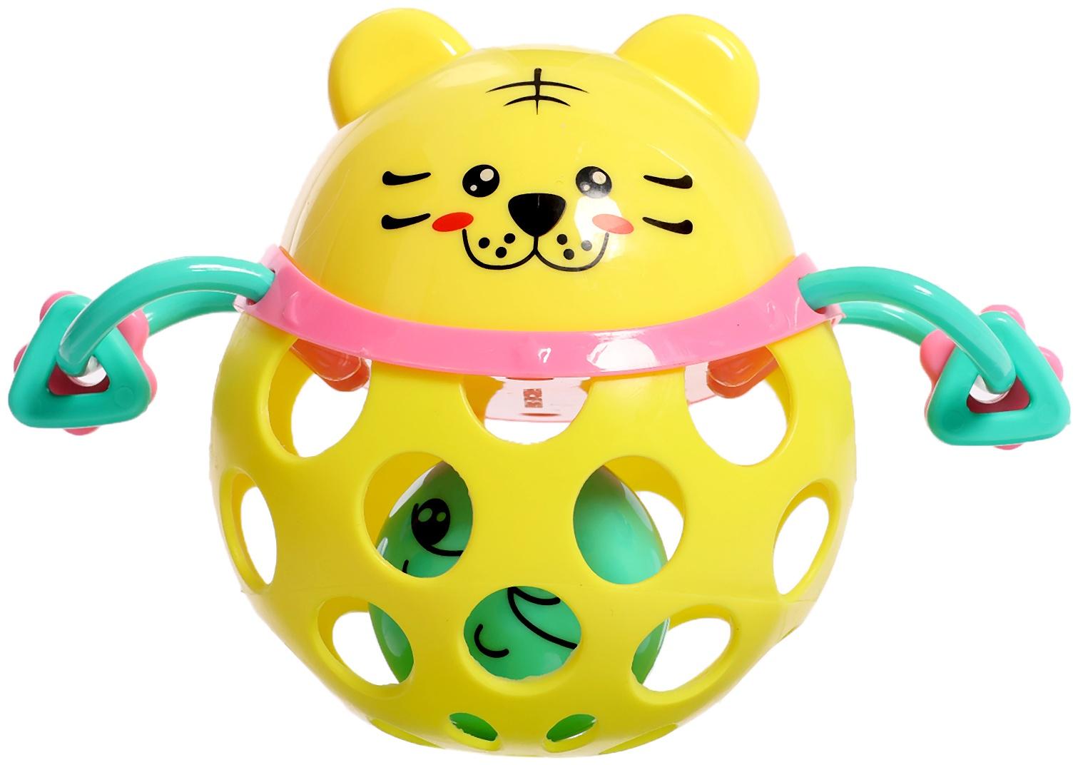 Набор погремушек с прорезывателями, 7 штук в наборе, в контейнере