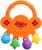Набор погремушек с прорезывателями, 7 штук в наборе, в контейнере