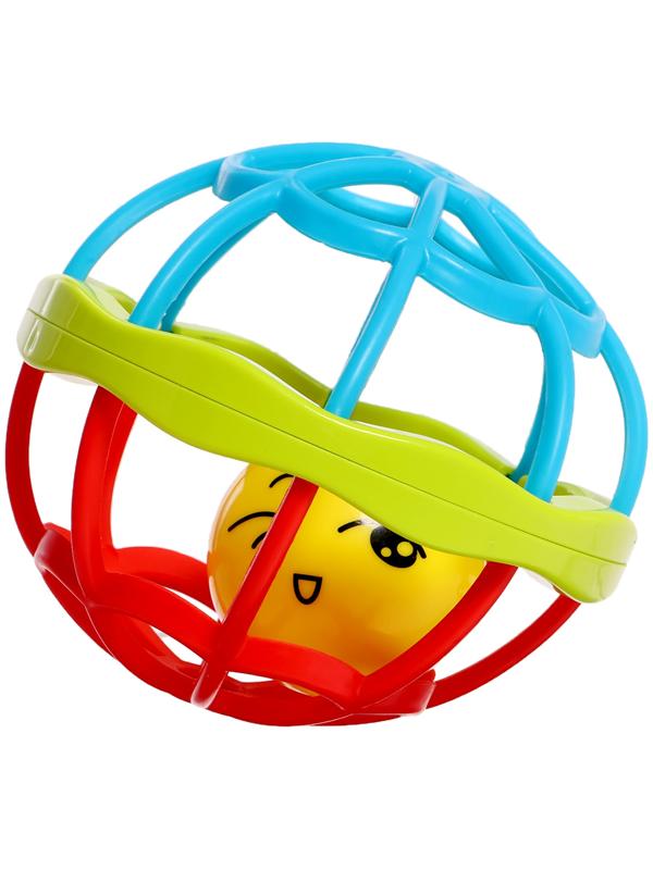 Набор погремушек с прорезывателями, 7 штук в наборе, в контейнере