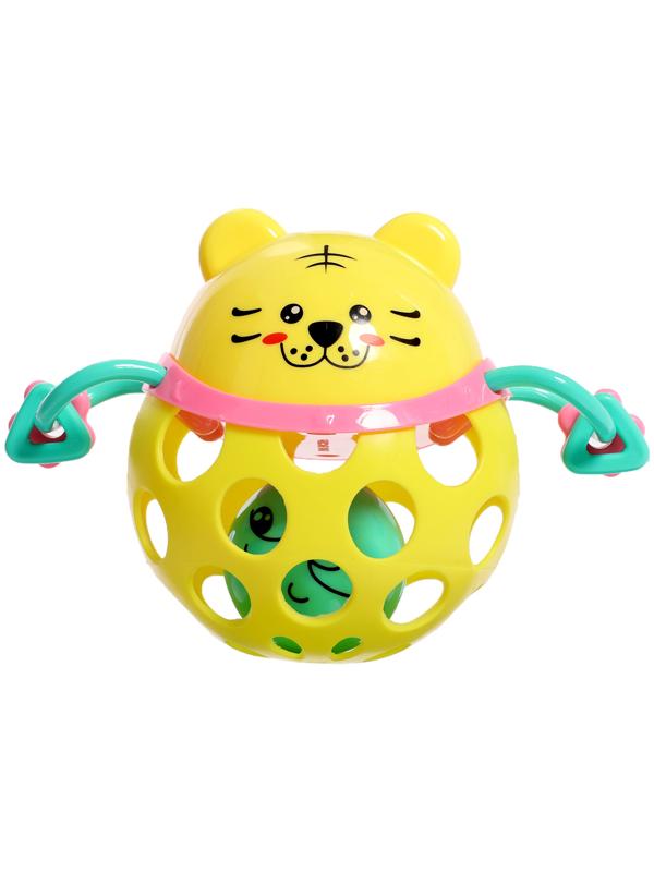 Набор погремушек с прорезывателями, 7 штук в наборе, в контейнере
