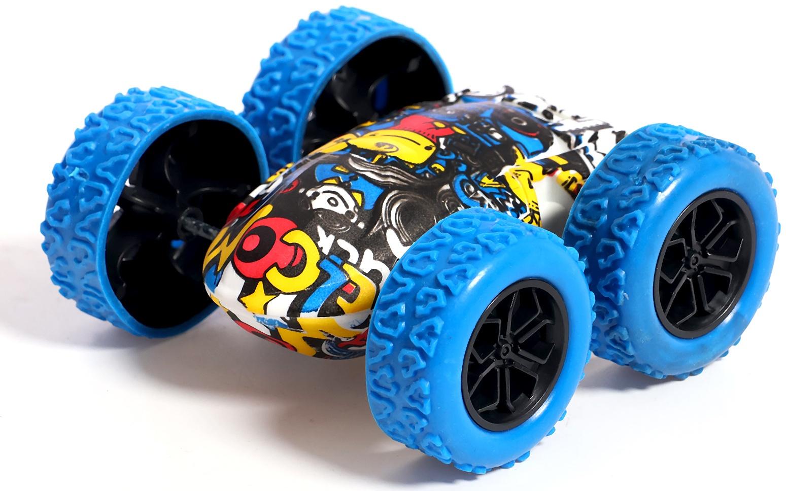 Машина-перевёртыш «Граффити», инерция, цвет МИКС