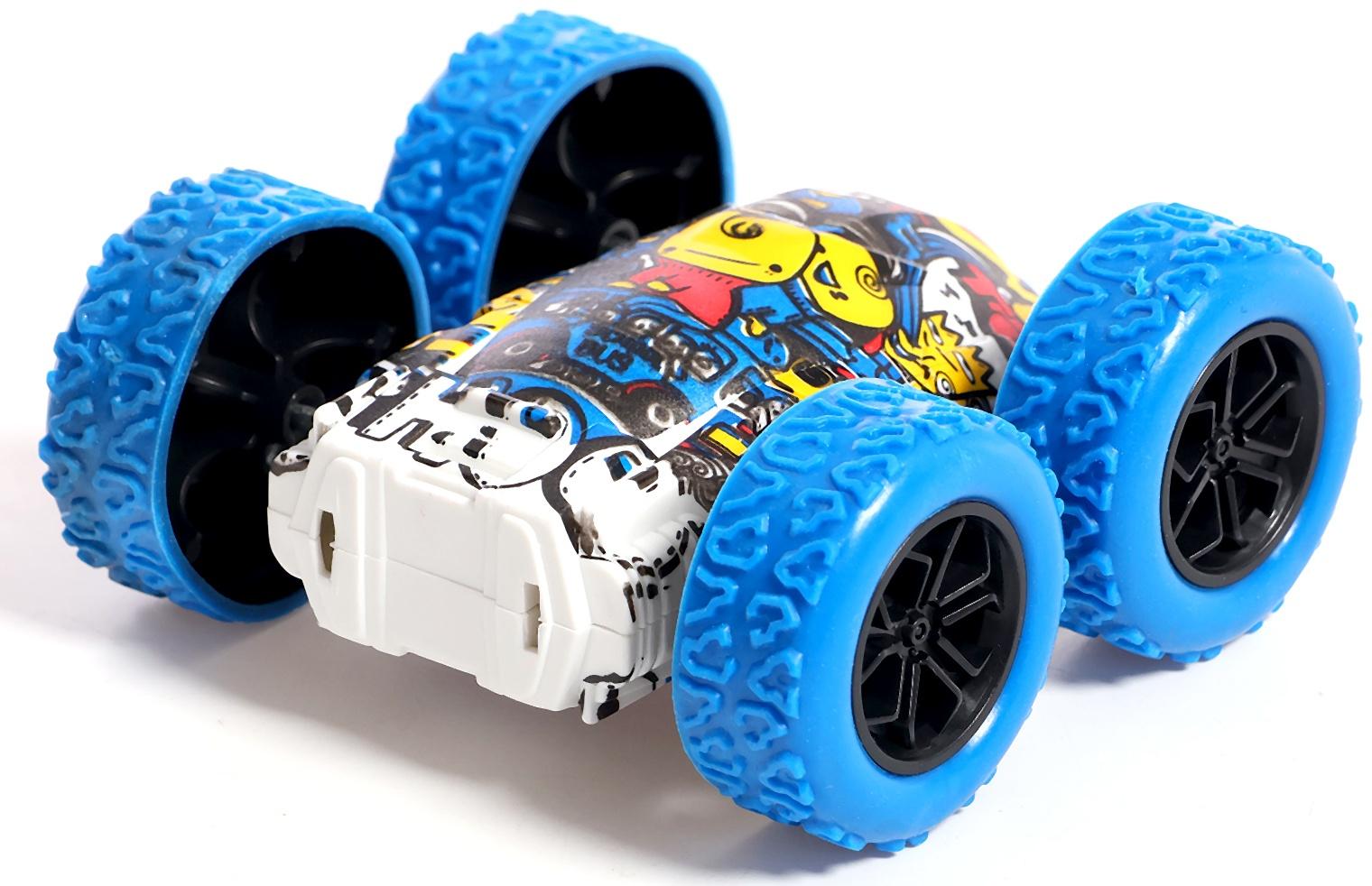 Машина-перевёртыш «Граффити», инерция, цвет МИКС