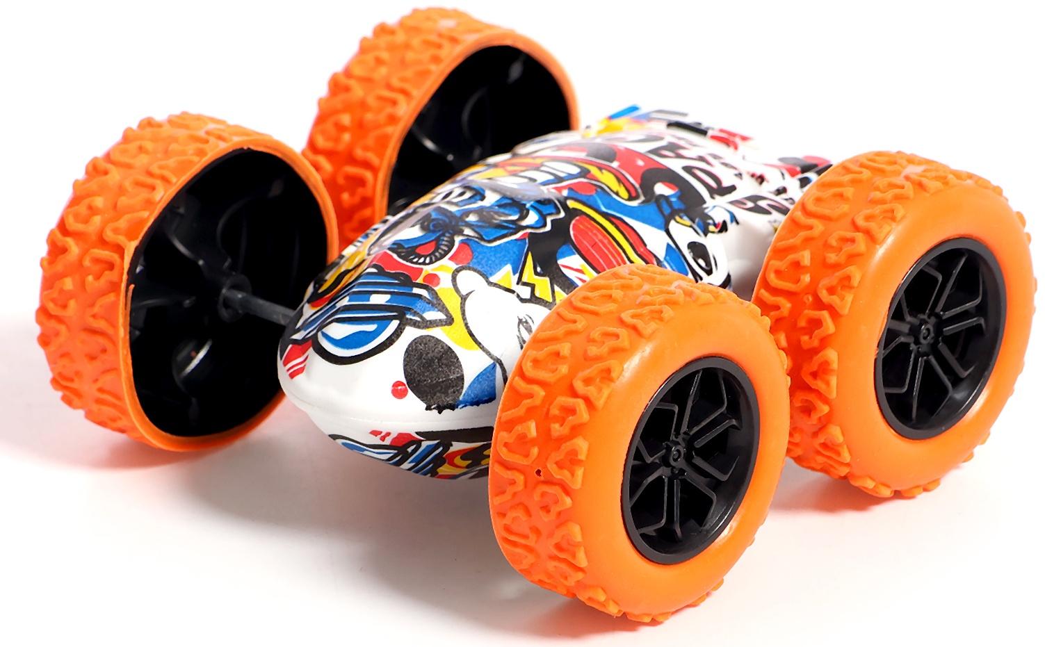 Машина-перевёртыш «Граффити», инерция, цвет МИКС