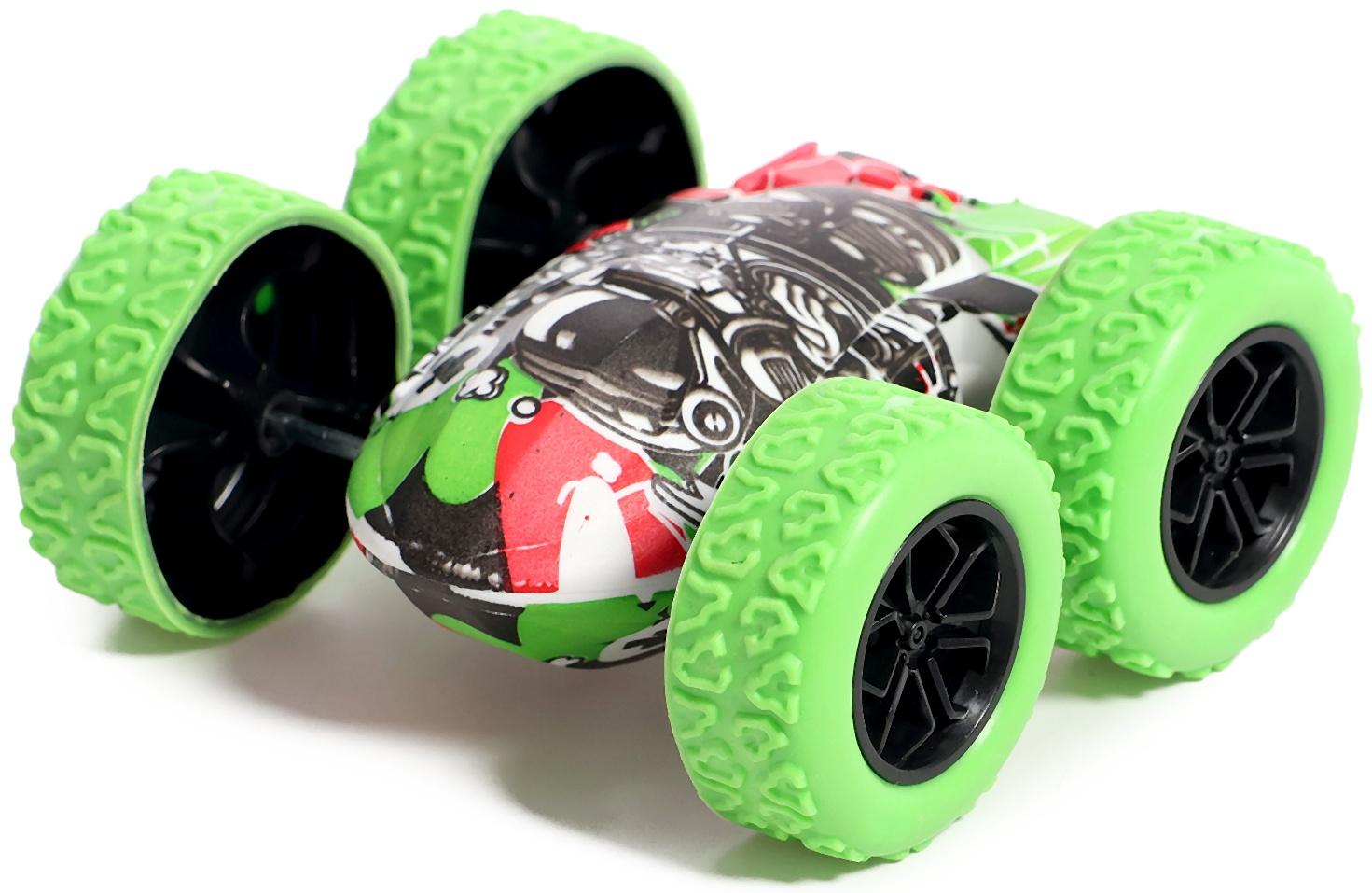 Машина-перевёртыш «Граффити», инерция, цвет МИКС