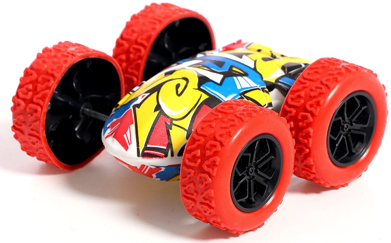 Машина-перевёртыш «Граффити», инерция, цвет МИКС