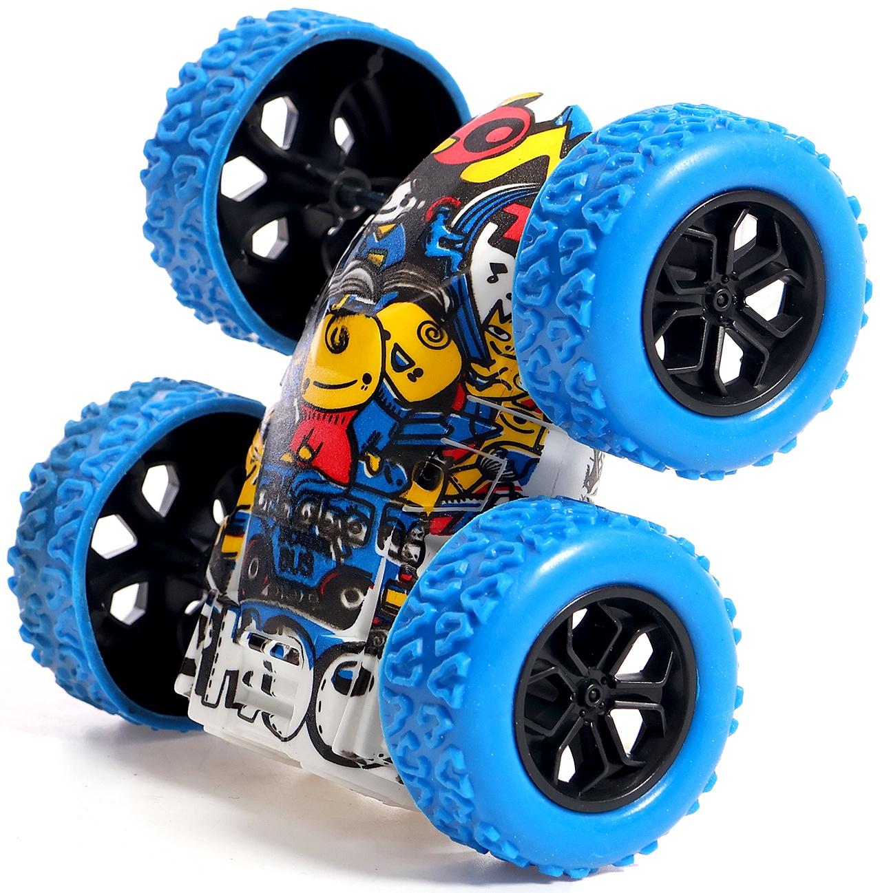 Машина-перевёртыш «Граффити», инерция, цвет МИКС