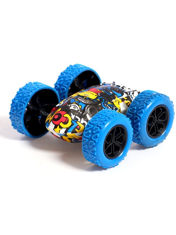 Машина-перевёртыш «Граффити», инерция, цвет МИКС