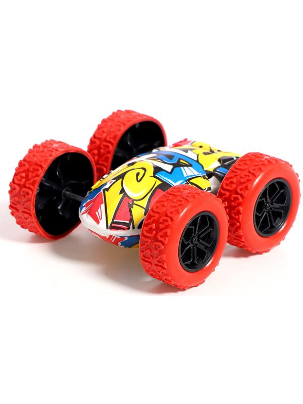 Машина-перевёртыш «Граффити», инерция, цвет МИКС