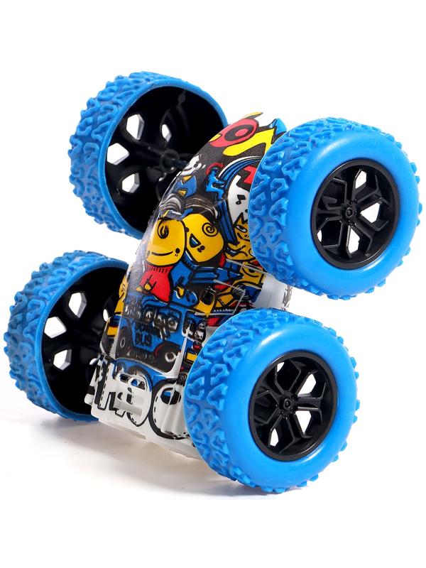 Машина-перевёртыш «Граффити», инерция, цвет МИКС