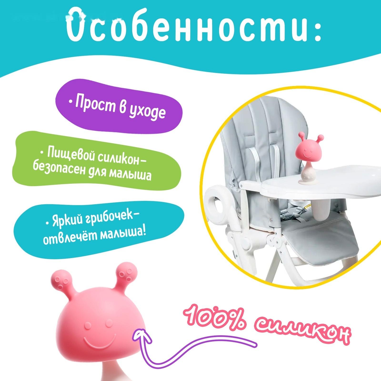 Прорезыватель для зубов детский «Грибочек», МИКС