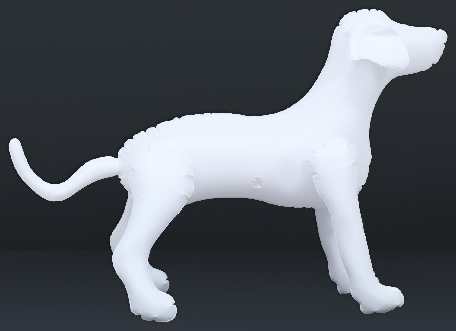 Набор: манекен надувной (белый) с насосом ручным (микс)