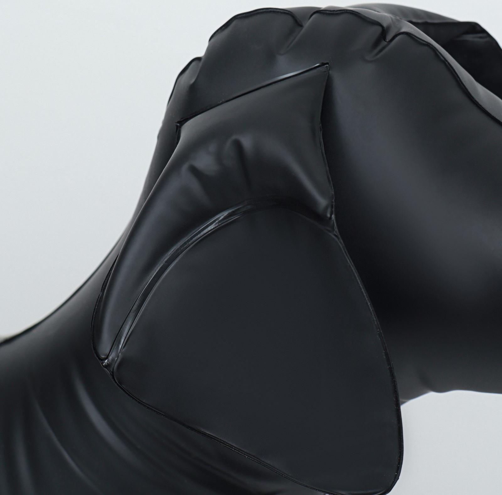 Набор: манекен надувной (чёрный) с насосом ручным (микс)