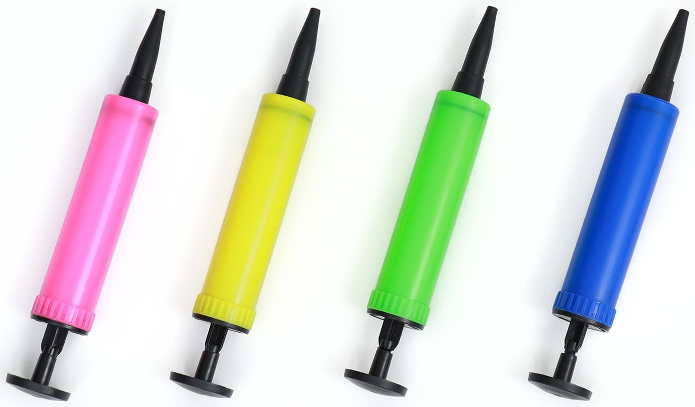 Набор: манекен надувной (чёрный) с насосом ручным (микс)