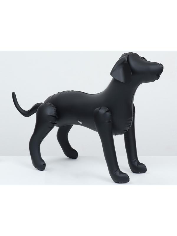 Набор: манекен надувной (чёрный) с насосом ручным (микс)