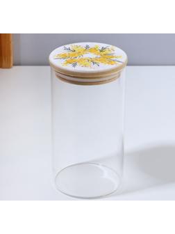 Банка для хранения «Нежная мимоза», 700 мл