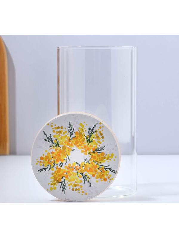 Банка для хранения «Нежная мимоза», 700 мл