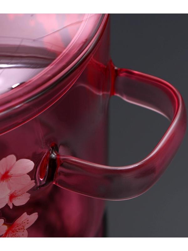 Кастрюля из жаропрочного стекла «Сакура», 1300 мл