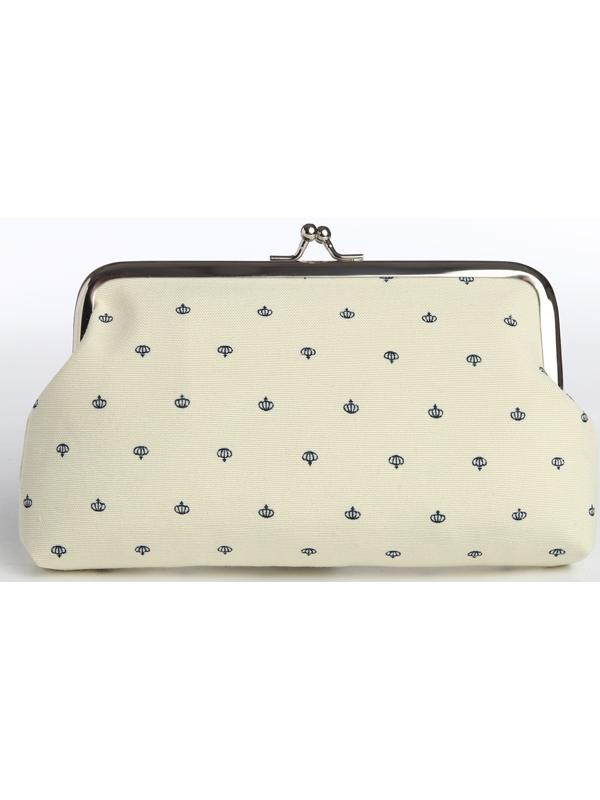 Косметичка на фермуаре, цвет бежевый