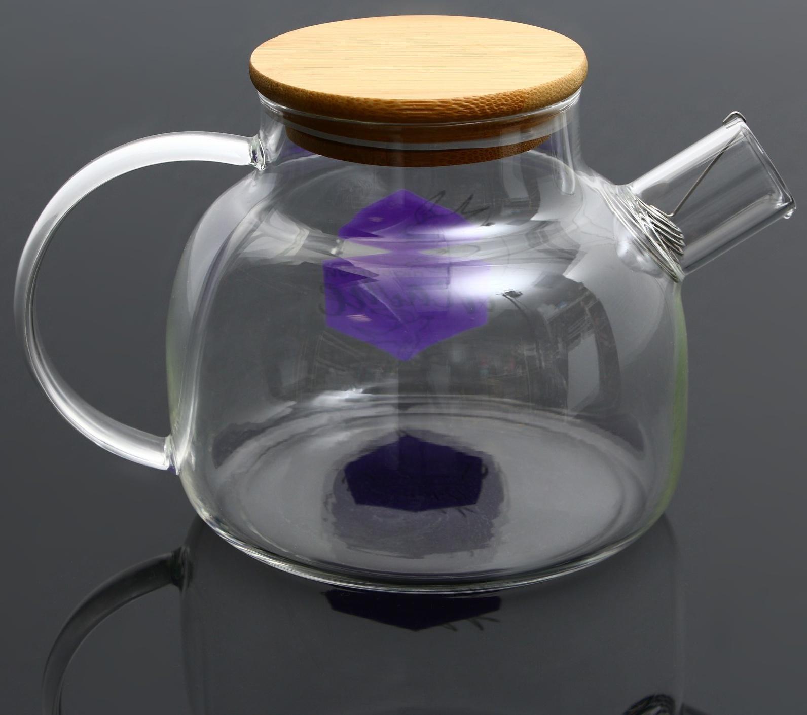 Стеклянный чайник «Маме», 1000 мл