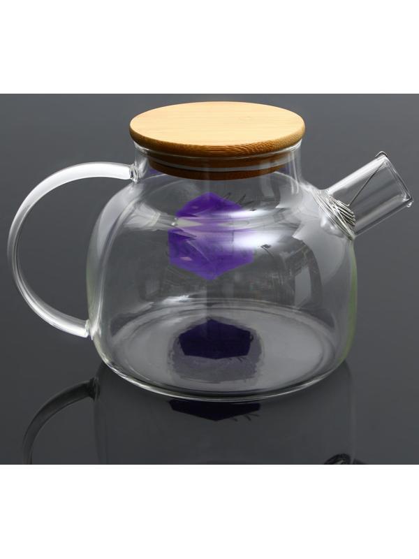 Стеклянный чайник «Маме», 1000 мл