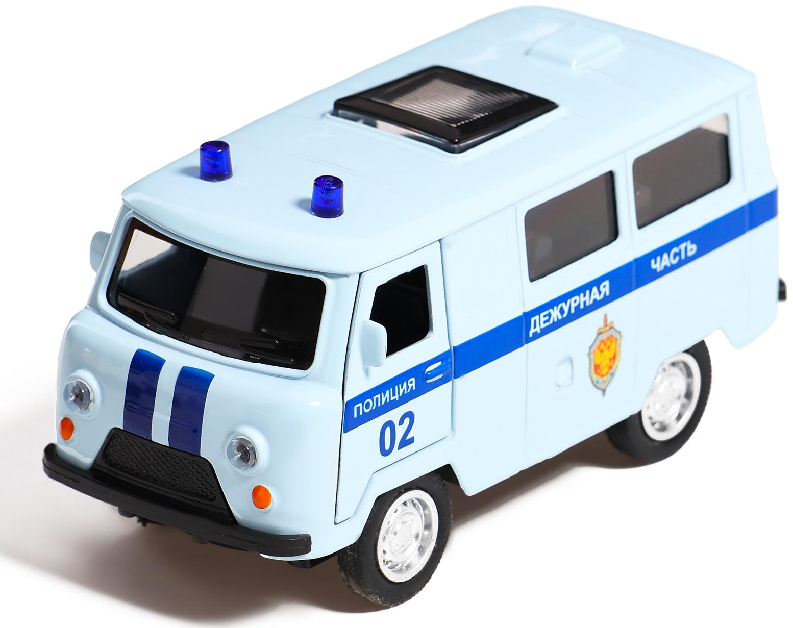 Машина металлическая «УАЗ 3962», инерция, 1;32, световые и звуковые эффекты, цвет МИКС