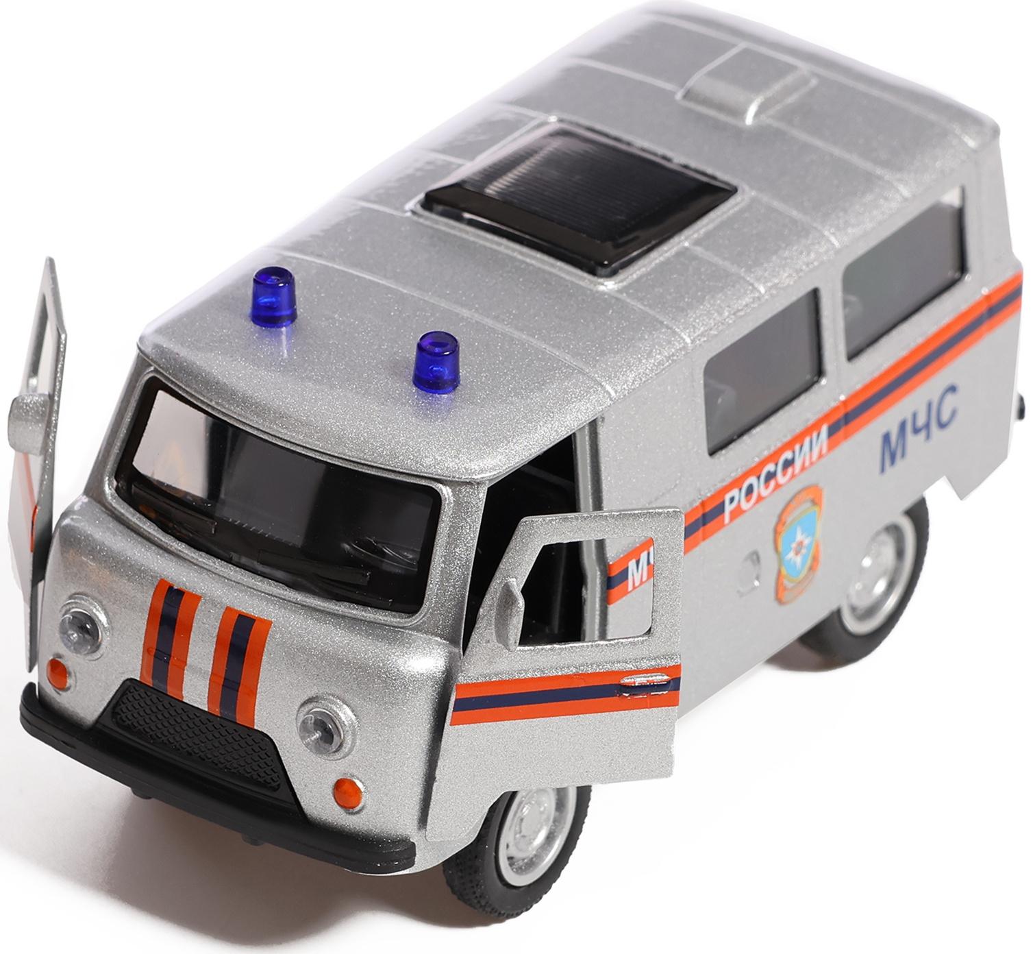 Машина металлическая «УАЗ 3962», инерция, 1;32, световые и звуковые эффекты, цвет МИКС