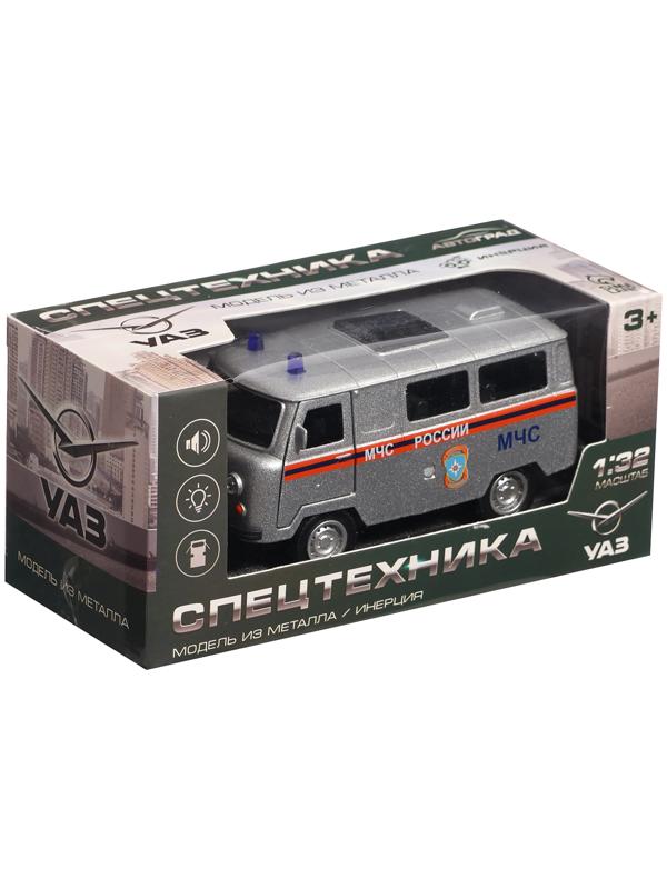 Машина металлическая «УАЗ 3962», инерция, 1;32, световые и звуковые эффекты, цвет МИКС