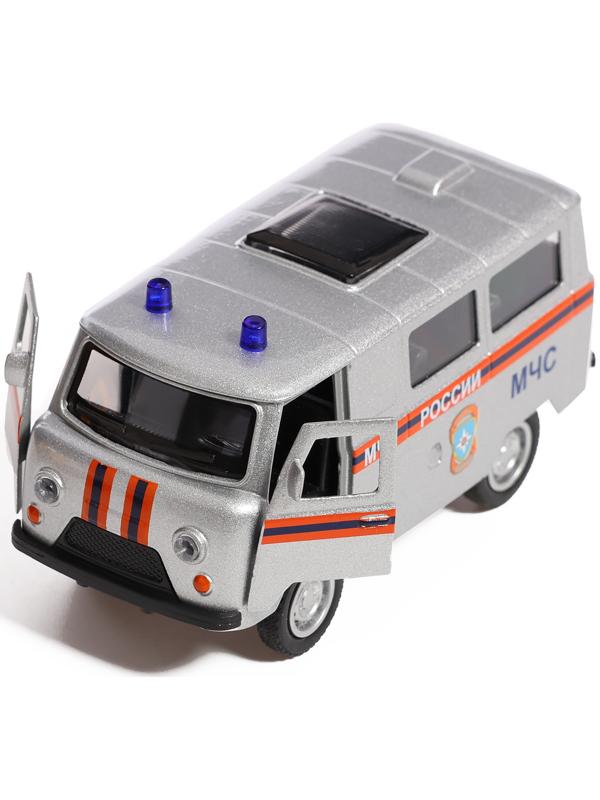 Машина металлическая «УАЗ 3962», инерция, 1;32, световые и звуковые эффекты, цвет МИКС