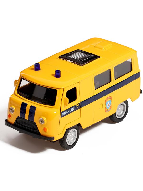 Машина металлическая «УАЗ 3962», инерция, 1;32, световые и звуковые эффекты, цвет МИКС