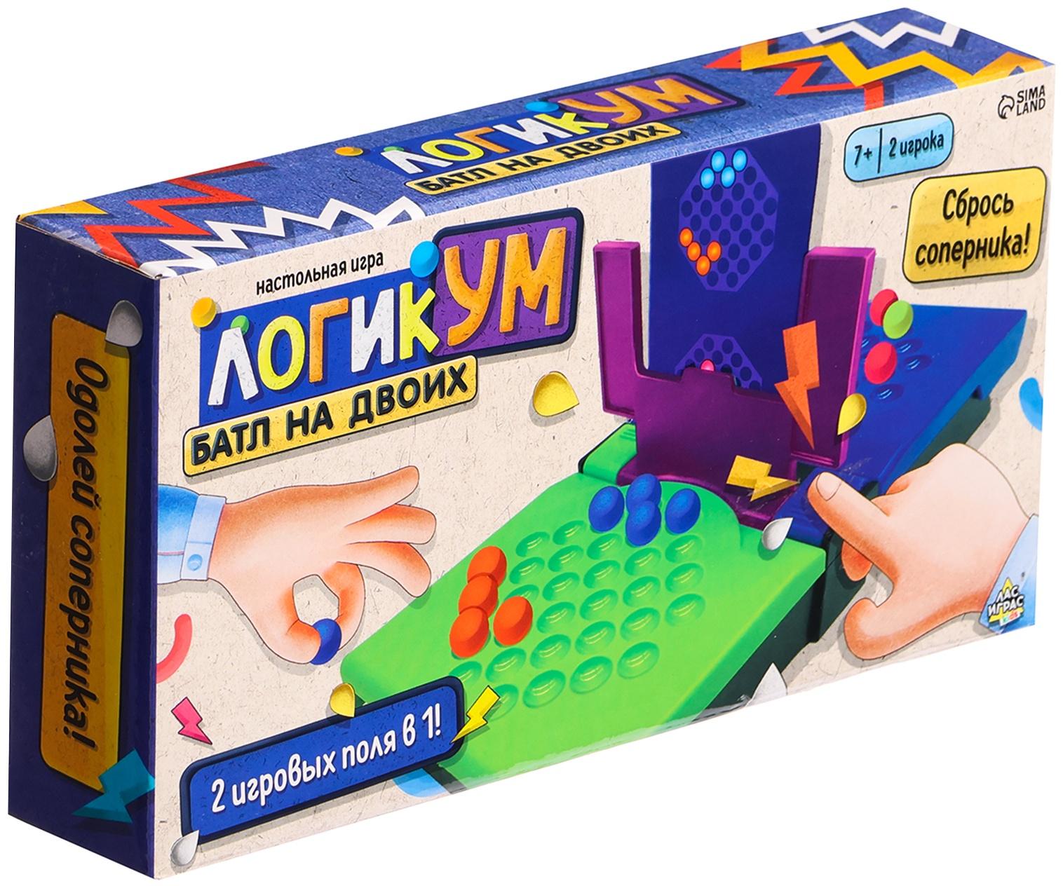 Настольная игра «Баттл на двоих», 2 игрока, 7+