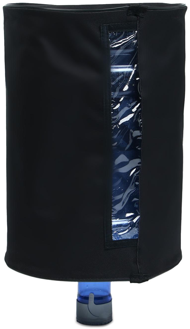 Чехол для бутылей 19 л, под кулер, оксфорд, черный