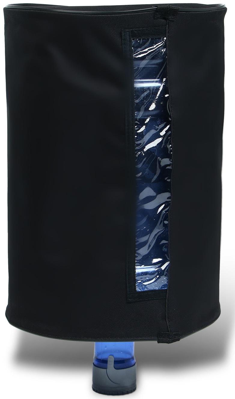 Чехол для бутылей 19 л, под кулер, оксфорд, черный