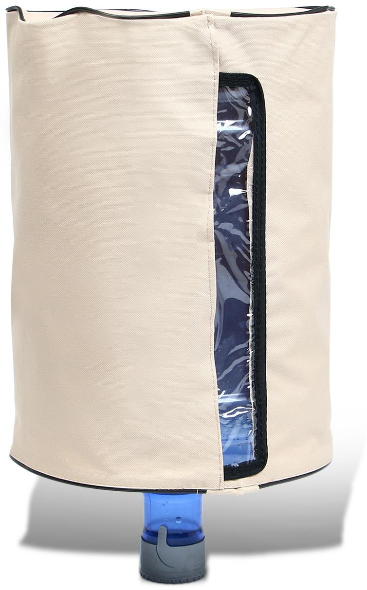 Чехол для бутылей 19 л, под кулер, оксфорд, бежевый