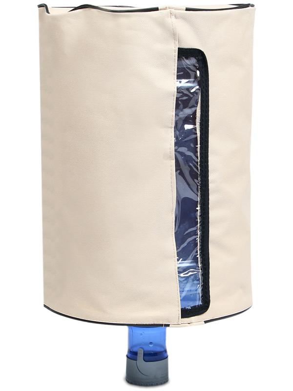 Чехол для бутылей 19 л, под кулер, оксфорд, бежевый