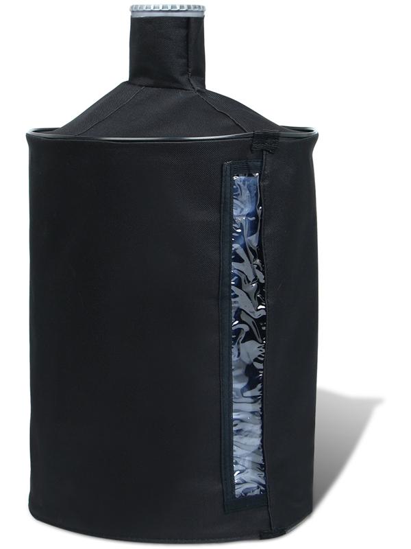 Чехол для бутылей 19 л, под помпу, оксфорд, черный