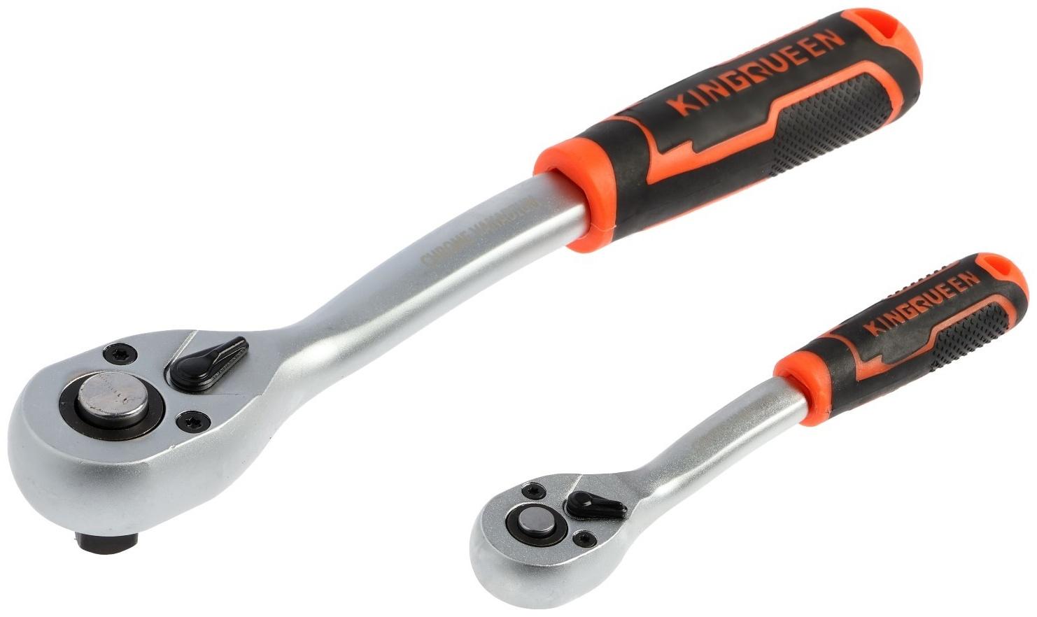 Набор трещоток KINGQUEEN WIB-23, 72 зуба, 1/2 1/4