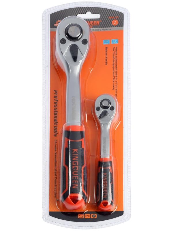 Набор трещоток KINGQUEEN WIB-23, 72 зуба, 1/2 1/4