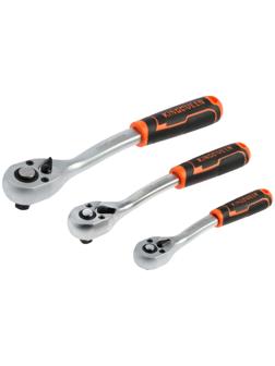 Набор трещоток KINGQUEEN WIB-24, 72 зуба, 1/2 3/8 1/4