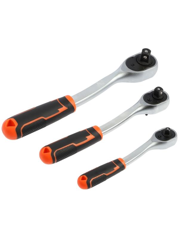 Набор трещоток KINGQUEEN WIB-24, 72 зуба, 1/2 3/8 1/4