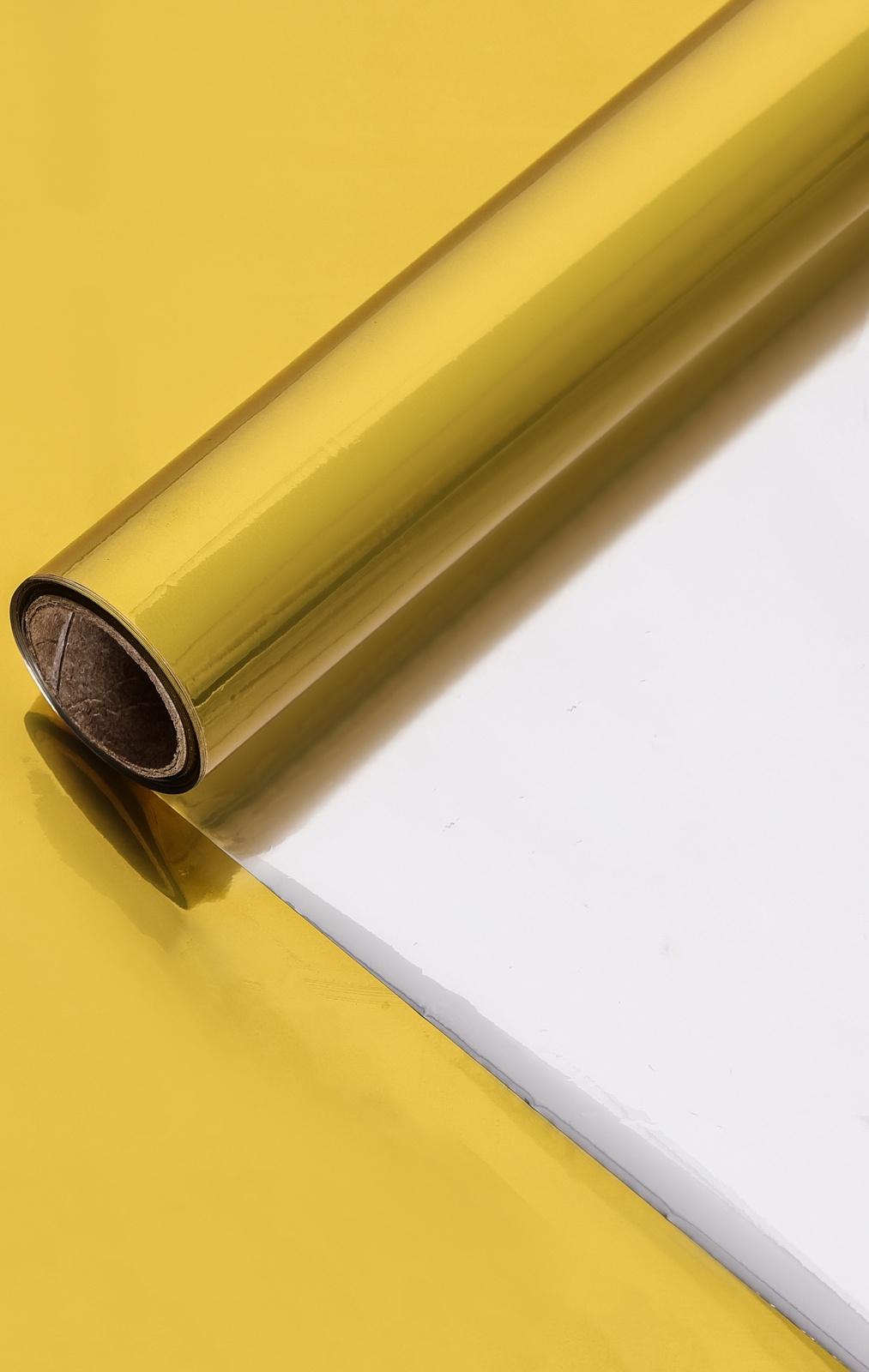 Полисилк двухсторонний Золото + Серебро 0.58 м х 10 м