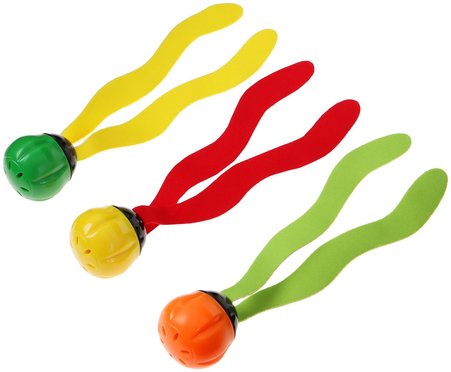 Набор для ныряния «Водоросли», 3 предмета, цвет МИКС