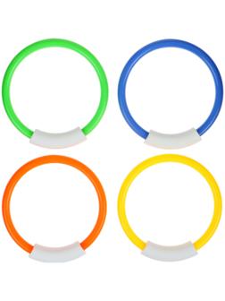Набор для ныряния «Кольца», 4 предмета, цвет МИКС