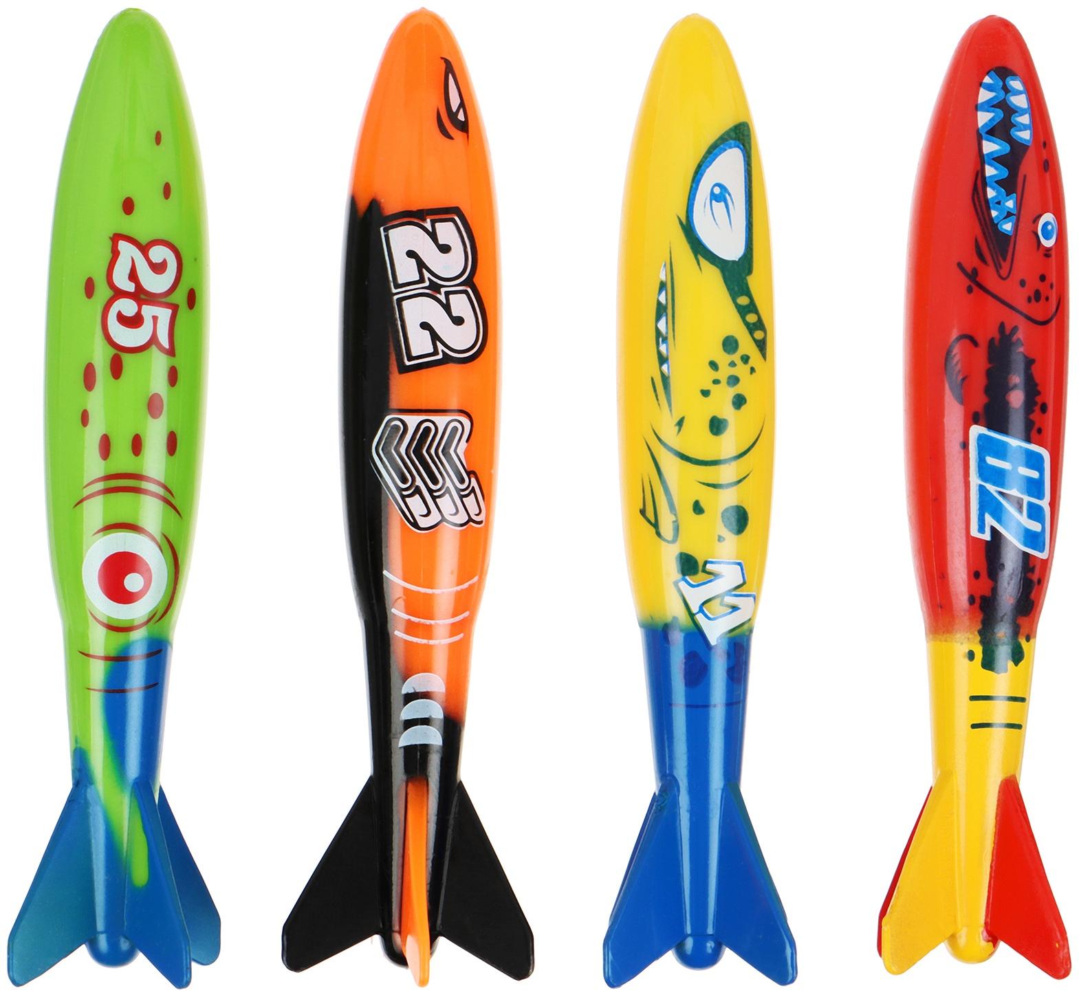 Набор для ныряния «Рыбки», 4 предмета, цвет МИКС