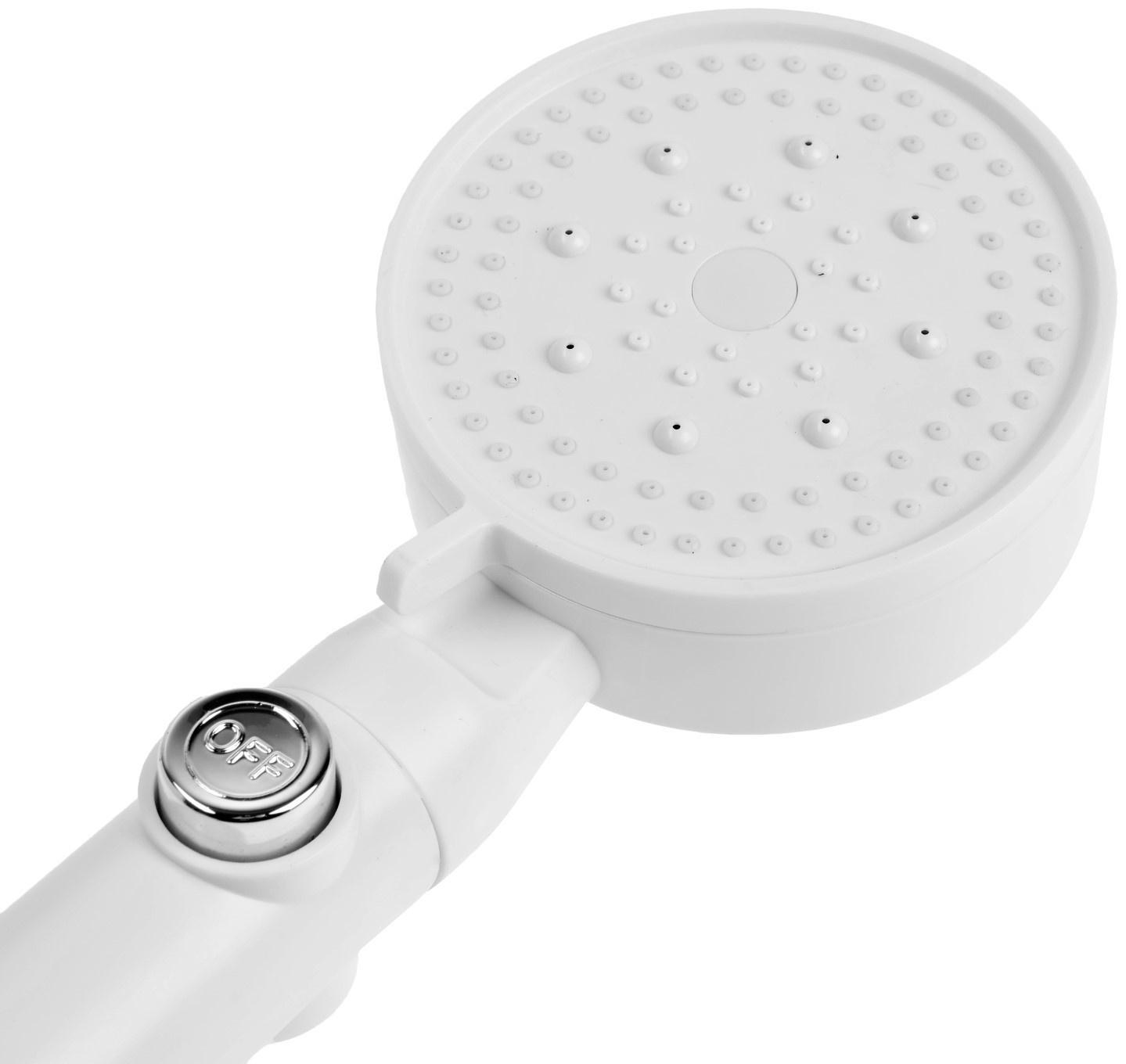 Лейка для душа ZEIN Z3540, d=90 мм, 5 режимов, кнопка 